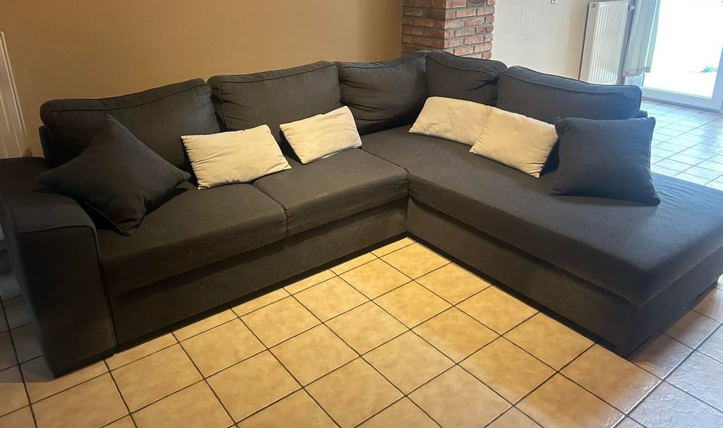 Canapé d’angle convertible, Enlèvement, Utilisé