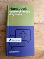 Handboek Verpleegkundige Diagnosen Carpenito 7e editie, Boeken, Ophalen of Verzenden, Nieuw, Hogeschool