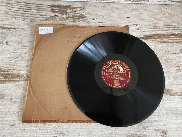 Paul Robeson – Sleepy River / Song Of Freedom 78 toeren [p25, Cd's en Dvd's, Vinyl | Pop, Zo goed als nieuw, Verzenden