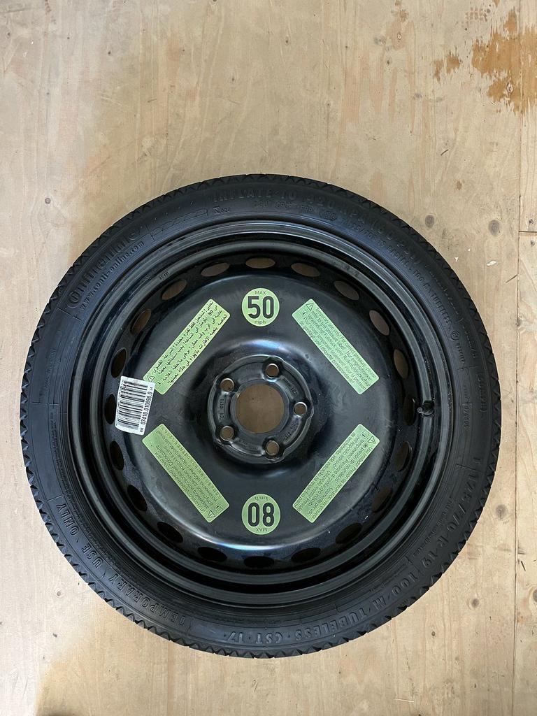 1x Audi thuiskomer Continental 125-70-19 100m DOT 1313 3,3 m, Ophalen, Gebruikt, -, -