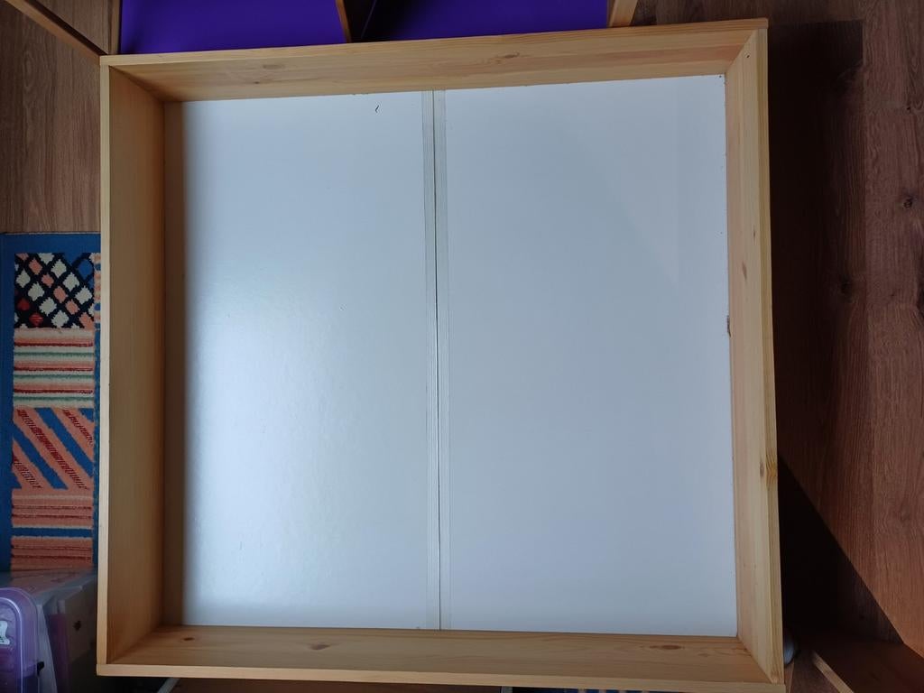 Houten bedlade Ikea, 2 stuks, Huis en Inrichting, Woonaccessoires | Lijsten, Ophalen, Gebruikt, 75 tot 100 cm, Minder dan 50 cm