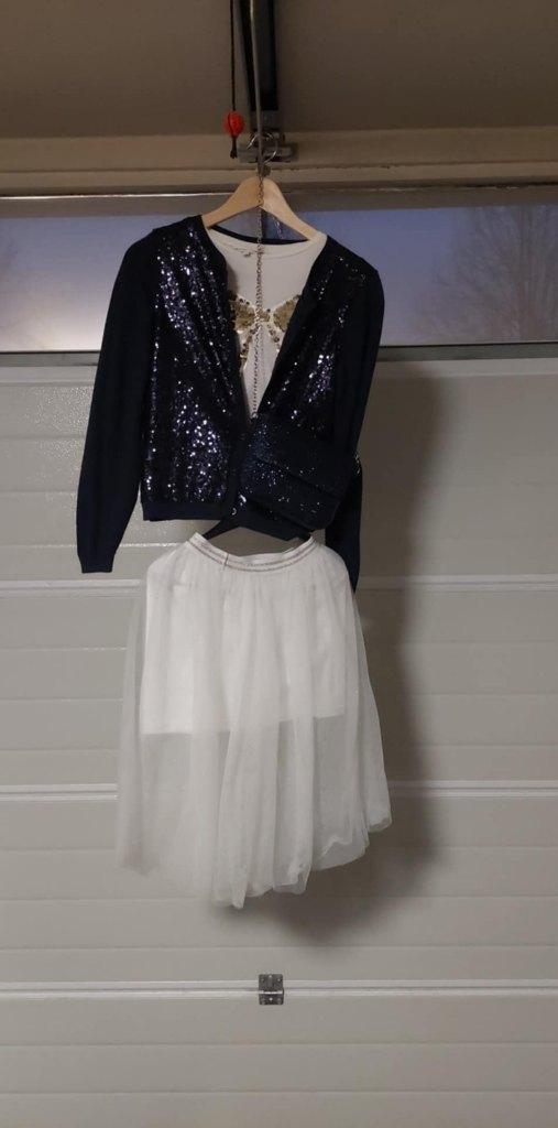Mooi setje Jacket met glinsters jbc Maat 164 en Milastar jbc, Enfants & Bébés, Vêtements enfant | Taille 134, Ensemble, Comme neuf
