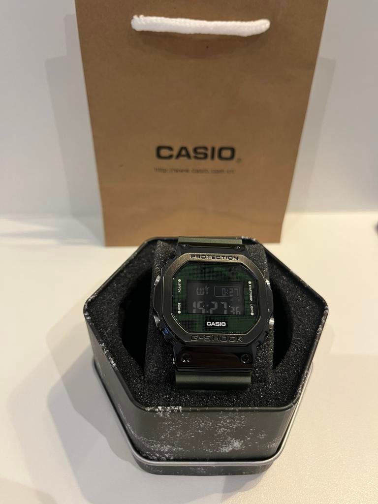 Casio G-Shock vert numérique, Bijoux, Sacs & Beauté, Enlèvement ou Envoi, Étanche, Neuf, Vert