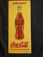 Uitermate zeldzaam blikken bordje Coca-Cola, Verzamelen, Ophalen of Verzenden, Gebruikt, Reclamebord