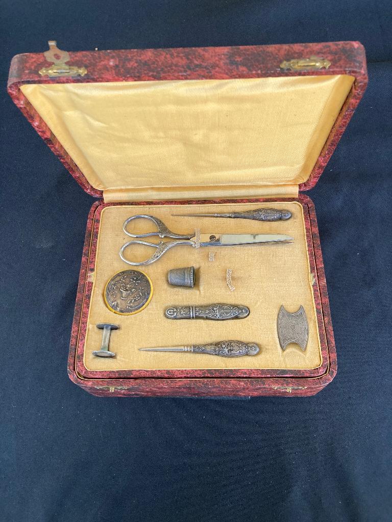 Naaidoos antiek, Antiek en Kunst, Antiek | Naaimachines, Ophalen of Verzenden