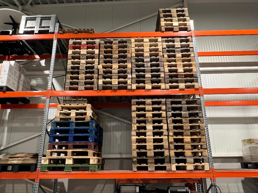 67x EUR-pallets, Ophalen