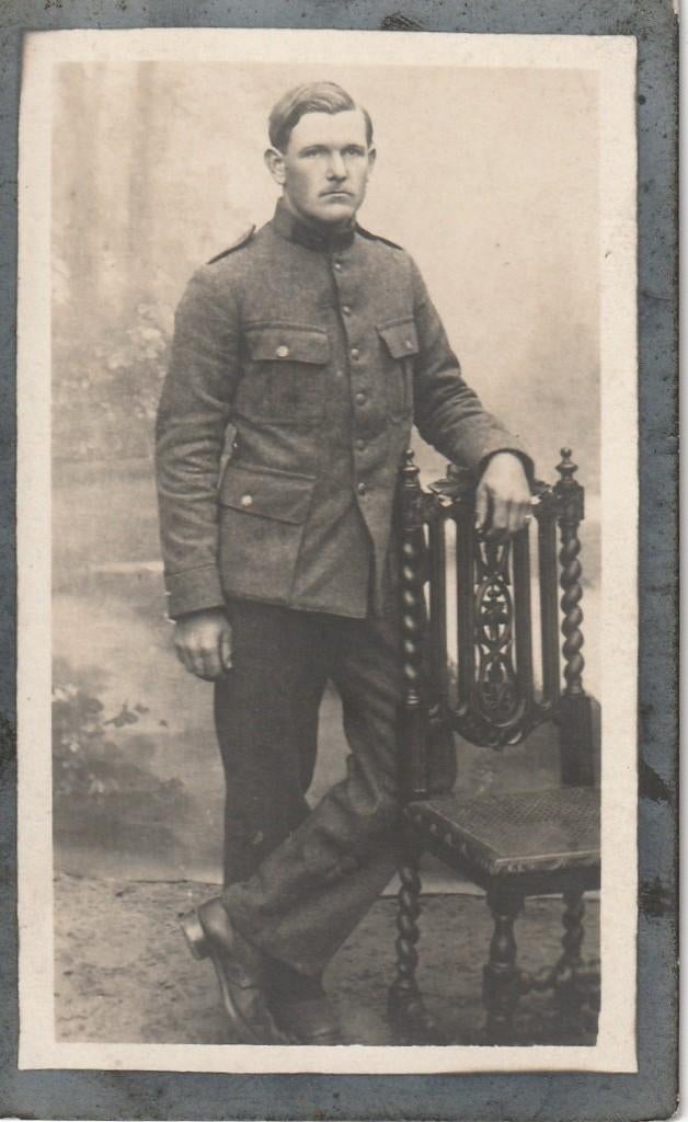 Gesneuvelde 1914-1918  Gustavus de Caluwé, Verzamelen, Bidprentjes en Rouwkaarten, Ophalen