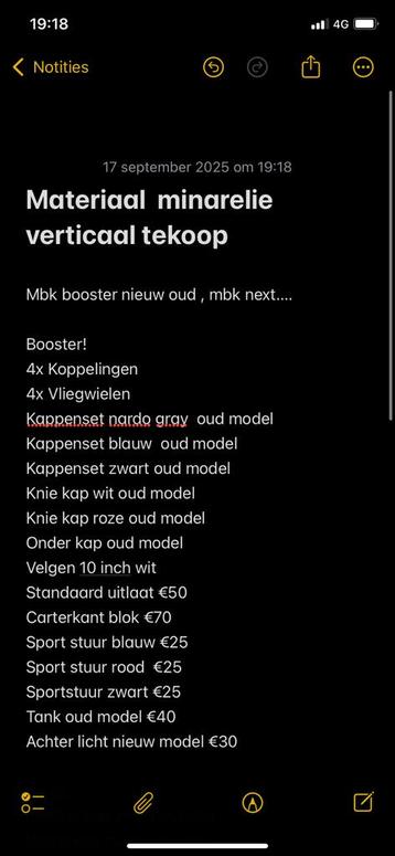 Materiaal booster earox beschikbaar voor biedingen