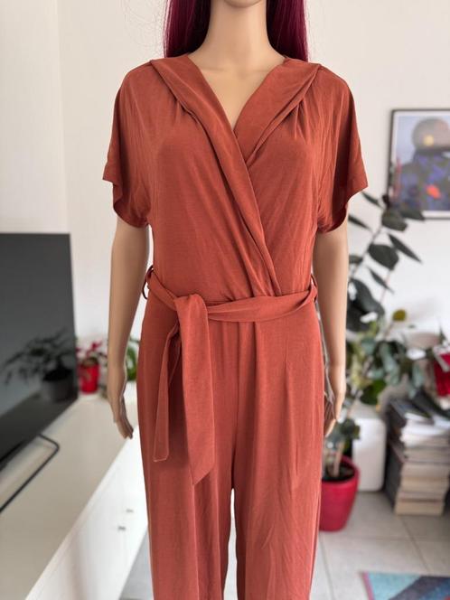 Super soft and comfy jumpsuit (size S/M), Kleding | Dames, Jumpsuits, Zo goed als nieuw, Maat 36 (S), Oranje, Ophalen of Verzenden