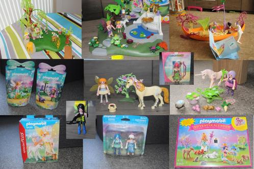 playmobil elfen, elfjes, eenhoorns en feën setjes, Kinderen en Baby's, Speelgoed | Playmobil, Zo goed als nieuw, Complete set