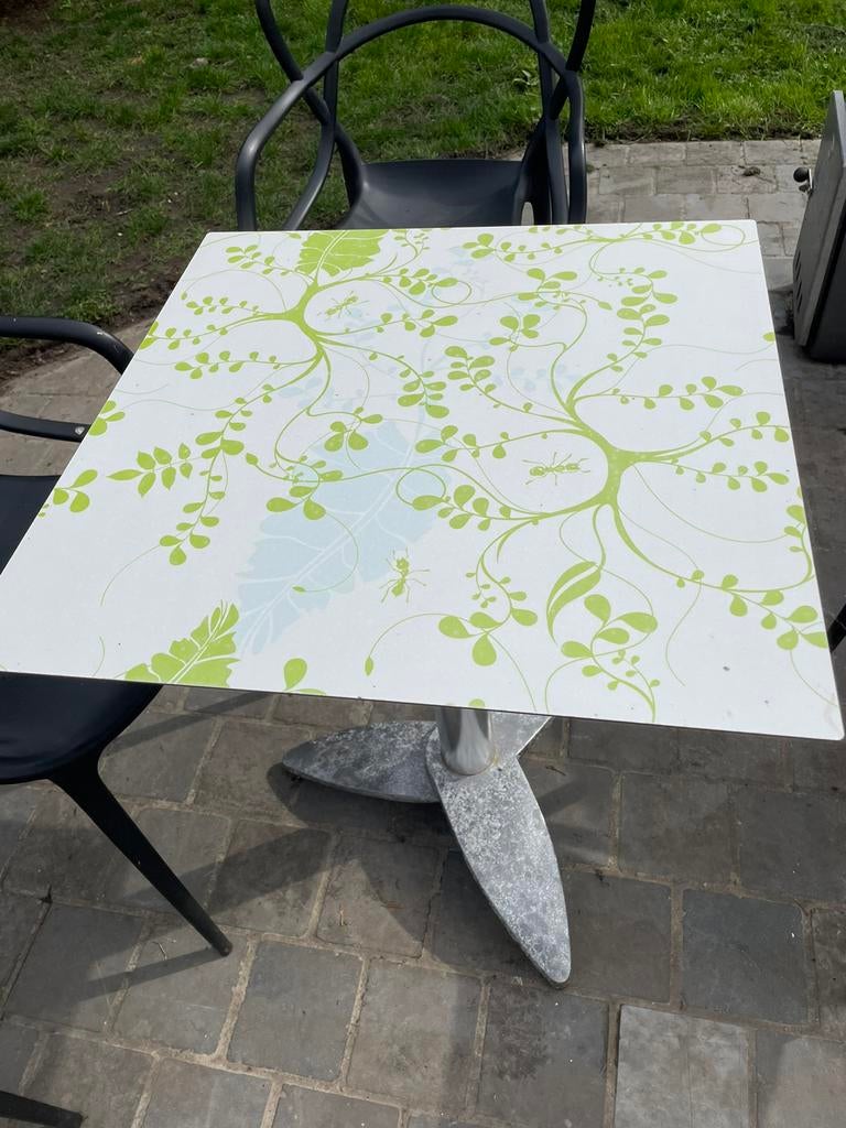 3 tables pliables de terrasse horeca, Jardin & Terrasse, Tables de jardin, Utilisé, Enlèvement ou Envoi