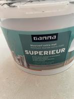 Pot verf Gamma (donker grijs), Doe-het-zelf en Bouw, Verf, Beits en Lak, Ophalen, Zo goed als nieuw, Grijs, Verf