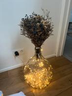 Vase dame-jeanne en verre, Huis en Inrichting, Woonaccessoires | Vazen, Ophalen, Nieuw, Glas