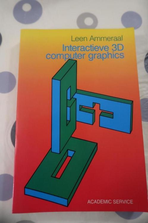 Boek Interactieve 3D computer graphics, Livres, Informatique & Ordinateur, Comme neuf, Logiciel, Enlèvement