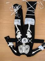 Verkleed pak skelet Halloween maat 128, Gebruikt, Ophalen of Verzenden