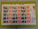 Feuillet 15 timbres Tintin Duostamp, Enlèvement ou Envoi, Tintin, Neuf, Image, Affiche ou Autocollant