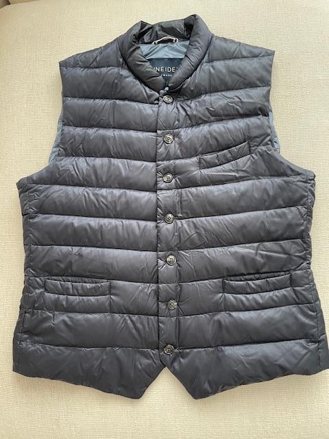 Bodywarmer heren, marineblauw, niet gedragen, Kleding | Heren, Bodywarmers, Nieuw, Maat 52/54 (L), Blauw, Ophalen of Verzenden