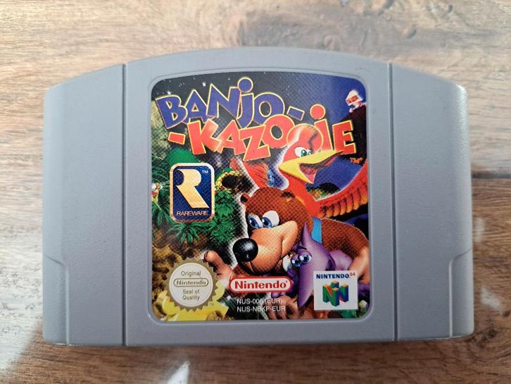 Banjo and Kazooie Nintendo 64 (N64-PAL), Games en Spelcomputers, Games | Nintendo 64, Zo goed als nieuw, Avontuur en Actie, 1 speler