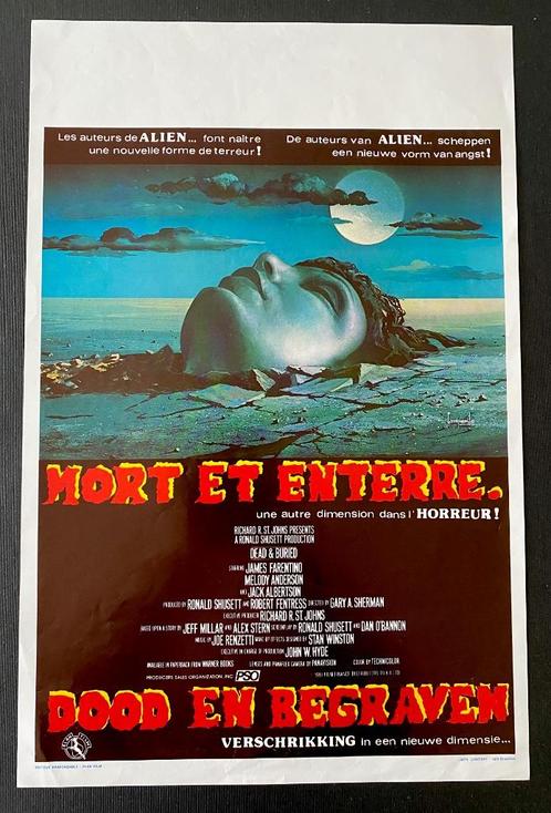 Filmaffiche DEAD AND BURRIED James Farantini1981 Horror, Verzamelen, Film en Tv, Zo goed als nieuw, Film, Poster, Ophalen of Verzenden