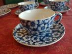 6 kopjes en ondertassen/3 dessertborden Maestricht Blossom, Antiek en Kunst, Antiek | Servies compleet, Ophalen of Verzenden