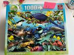 Puzzel 1000 stuks, Hobby en Vrije tijd, Denksport en Puzzels, Ophalen, 500 t/m 1500 stukjes, Zo goed als nieuw, Legpuzzel