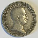 Italië, 2 lire 1914, Postzegels en Munten, Ophalen of Verzenden, Italië, Losse munt, Zilver