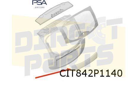 Citroën C-Zero achterklep sierlijst (te spuiten) (10/10-7/20, Auto-onderdelen, Carrosserie, Achterklep, Citroën, Achter, Nieuw