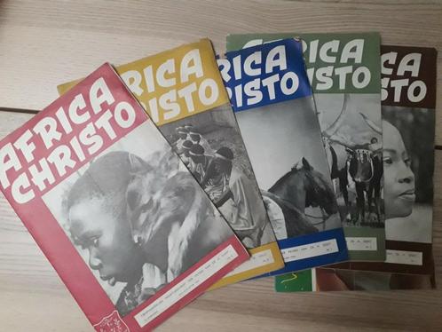 Oude Afrika magazines: Africa Christo (1952,'54), Livres, Journaux & Revues, Utilisé, Autres types, Enlèvement ou Envoi
