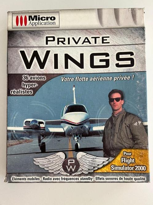Big box jeu PC Private Wings - 2000, Games en Spelcomputers, Games | Pc, Gebruikt, Simulatie, 1 speler, Ophalen of Verzenden