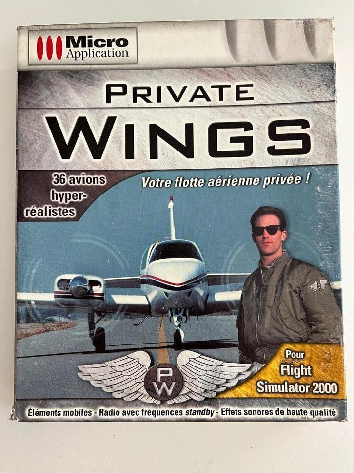 Big box jeu PC Private Wings - 2000, Consoles de jeu & Jeux vidéo, Jeux | PC, Utilisé, Simulation, 1 joueur, Enlèvement ou Envoi