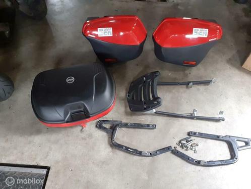 Kofferset origineel koffers topkoffer kofferrek ST2 ST3 ST4, Motoren, Onderdelen | Ducati, Gebruikt, Ophalen of Verzenden
