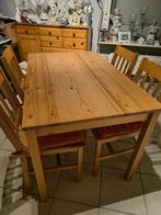 Tafel met 4 stoelen, Huis en Inrichting, Ophalen