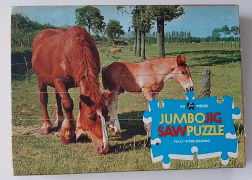 Puzzel dieren : paarden / honden / dolfijn  ( 6 stuks ), Hobby en Vrije tijd, Denksport en Puzzels, Zo goed als nieuw, Ophalen of Verzenden