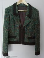 Betty Barclay  tweed vestje met revers kraag en rits, Kleding | Dames, Maat 38/40 (M), Bruin, Betty Barclay, Nieuw