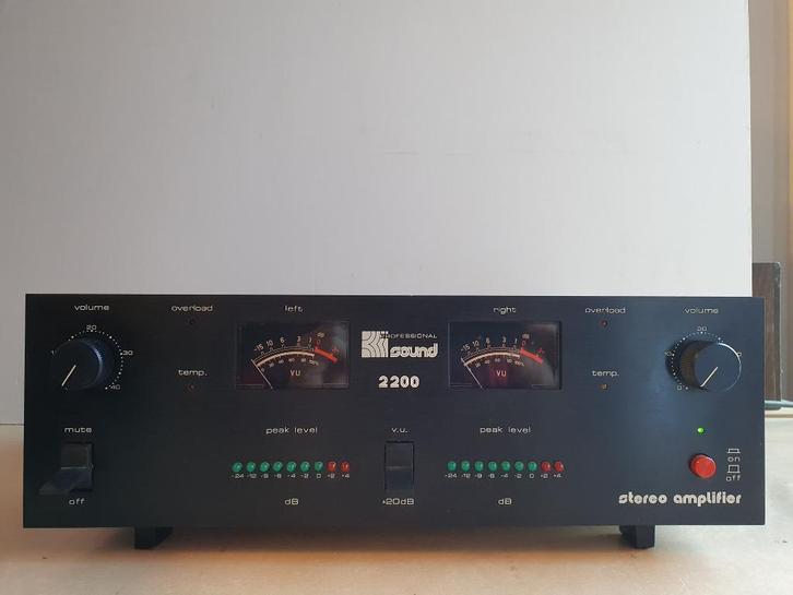 Stereo Amplifier Professional Sound 2200, Audio, Tv en Foto, Stereoketens, Ophalen of Verzenden