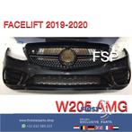 Facelift C43 AMG Voorbumper 2019 bumper C Klasse grijs diamo