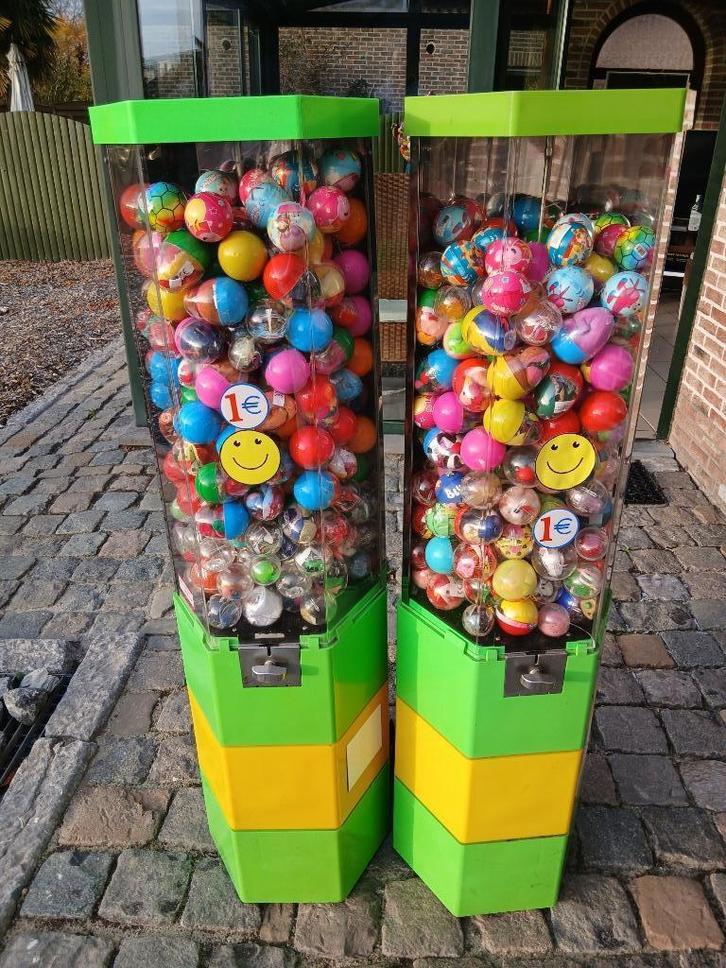 kauwgom automaat & capsules container & ballen automaat, Verzamelen, Automaten | Gokkasten en Fruitautomaten, Nieuw, Euro, Met sleutels