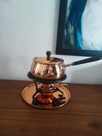 Vintage rood koperen fondustel in prima staat, Ophalen of Verzenden, Koper