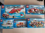Lego city brandweer + hulpdiensten bundel, Ophalen of Verzenden, Zo goed als nieuw, Complete set, Lego