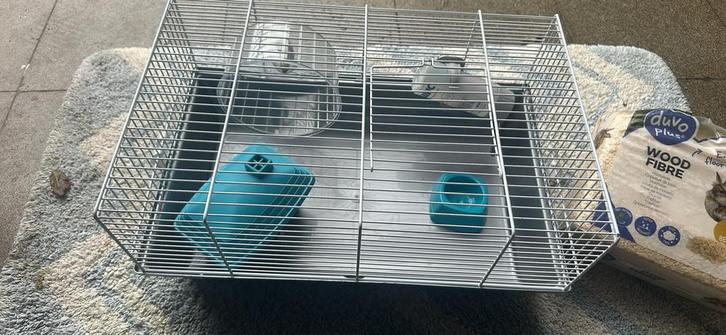 Hamsterkooi, Dieren en Toebehoren, Knaagdieren en Konijnen | Hokken en Kooien, Zo goed als nieuw, Hamster, Ophalen