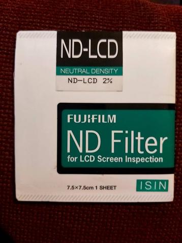 ND FILTER FUJIFILM for LCD Screem inspection, Enlèvement ou Envoi, Neuf, Autres marques