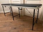MSP Massagetafel opklapbaar 2 delig, zwart, Sport en Fitness, Massageproducten, Ophalen, Nieuw, Massagetafel