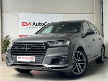 Audi Q7 3.0 TDi e-Tron S-Line-360CAM-Pano-Matrix-Carplay-BTW beschikbaar voor biedingen