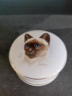 Fine Bone China porseleinen doos, Ophalen of Verzenden