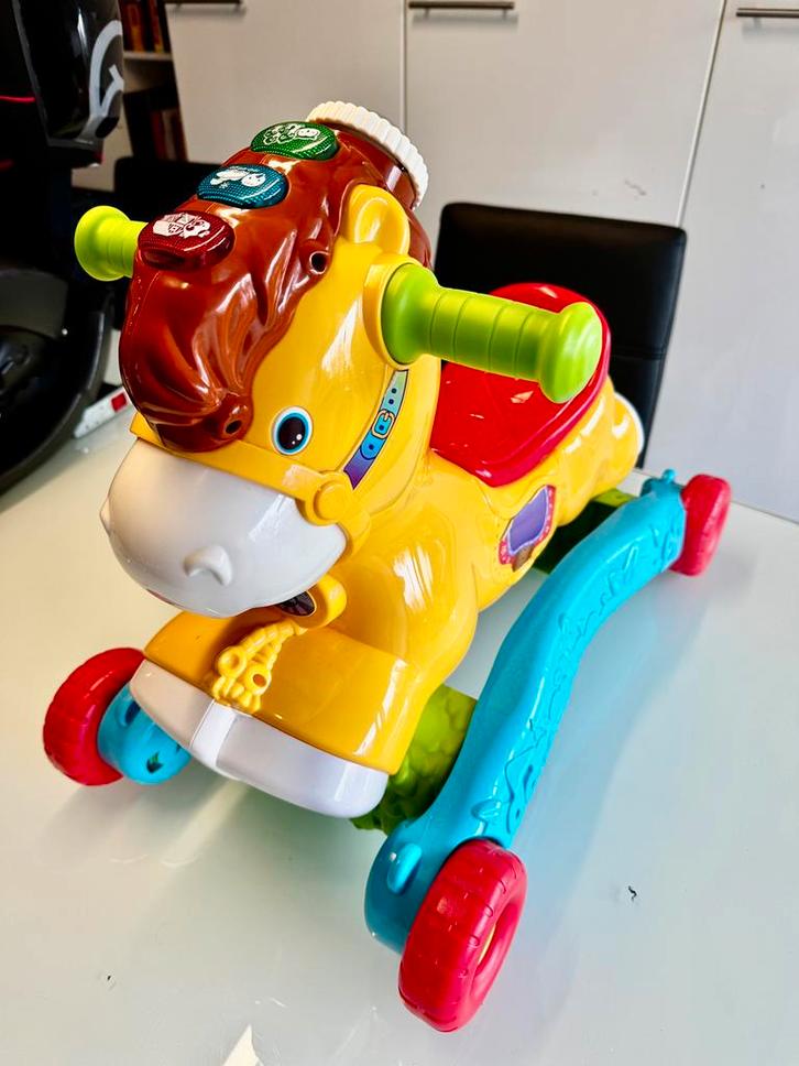 VTECH interactieve hobbelpaard en loopwagen - zeer duurzaam, Kinderen en Baby's, Speelgoed | Vtech, Zo goed als nieuw, Ophalen