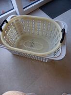 2 WASZAKKEN, Ophalen, Kunststof, Mand, Zo goed als nieuw