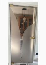 Glazen deur, Ophalen, Gebruikt, 80 tot 100 cm, Binnendeur