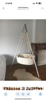 Leander wieg + tripod/met aerosleep matrasbeschermer, Ophalen of Verzenden, Gebruikt, Wieg