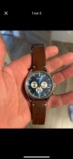 Montre boss, Handtassen en Accessoires, Horloges | Heren, Overige merken, Overige materialen, Leer, Polshorloge