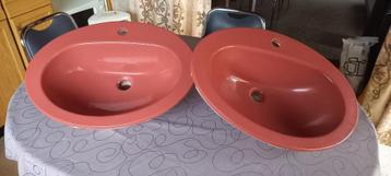 2 lavabo's (inbouw) beschikbaar voor biedingen